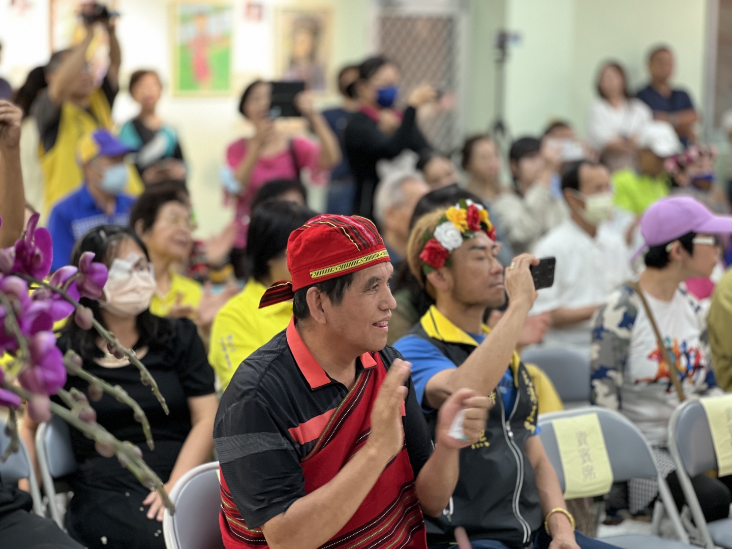 國聲「三五藝廊」03回展-社頭朝興國小師生美術展覽開幕茶會