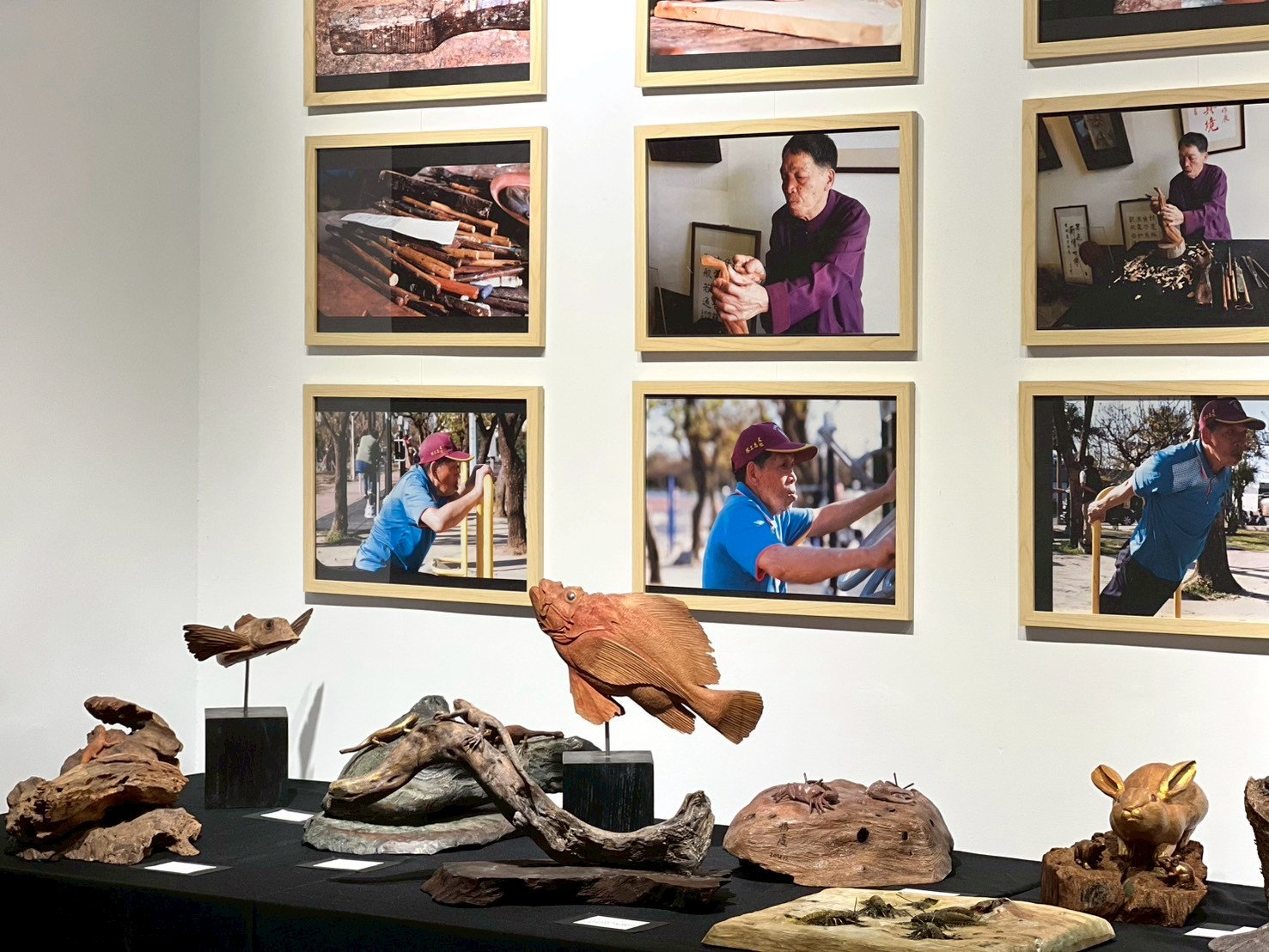 黃媽慶木雕六十 - 生物造型創作+乙巳年生活影像紀錄