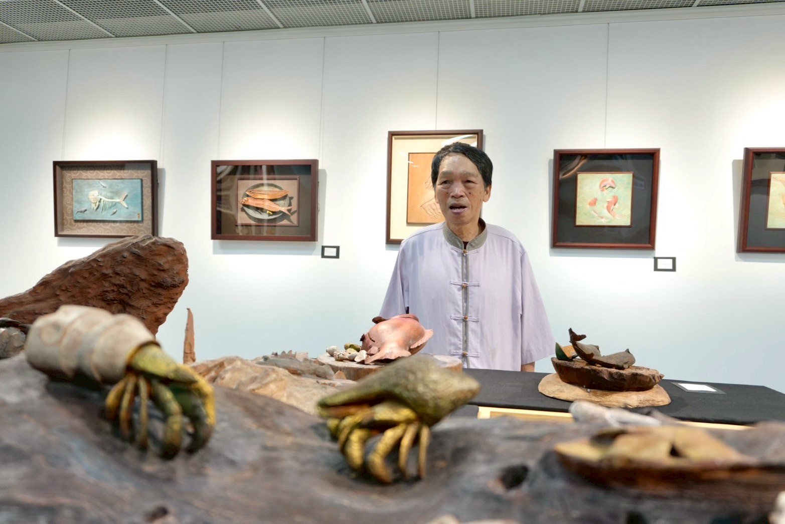 黃媽慶木雕六十 - 生物造型創作+乙巳年生活影像紀錄