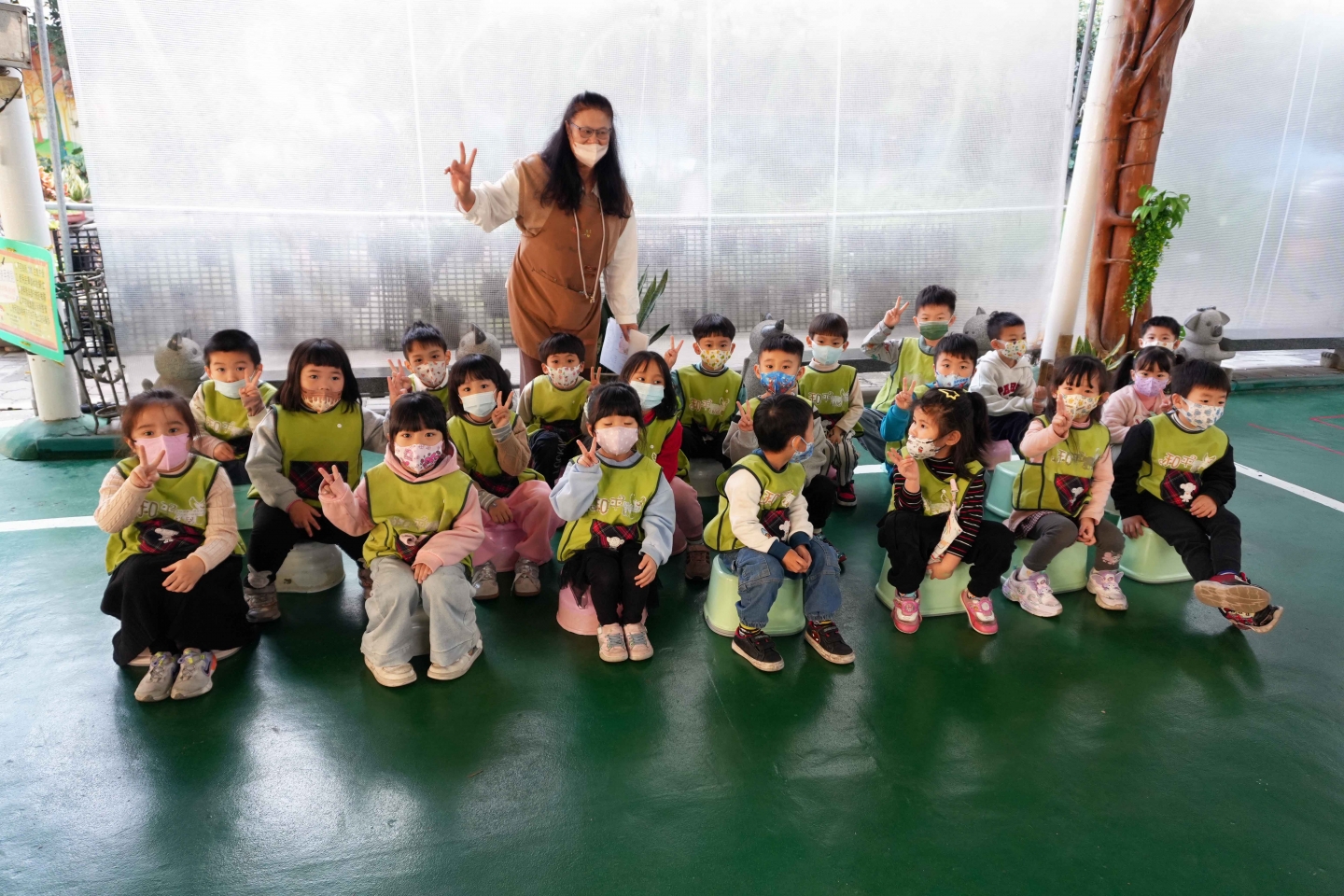 國聲廣播王國的魔法大門在「和平幼兒園」開啟囉！