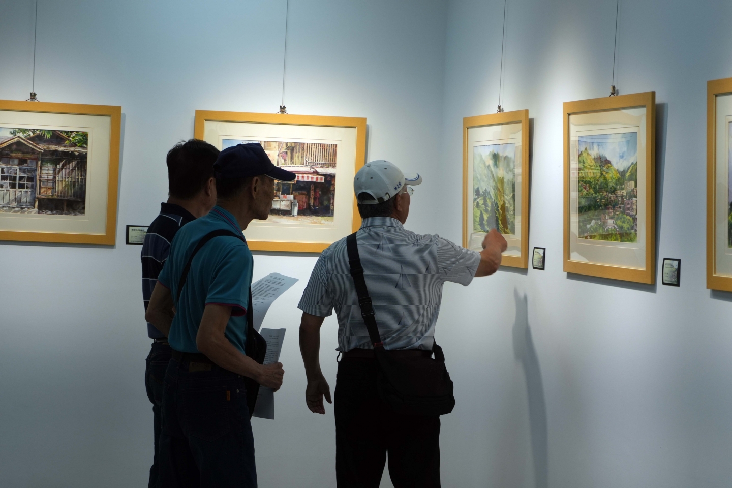 國聲電台 三五藝廊07回展《悠行漫步》曾培育風景水彩個展