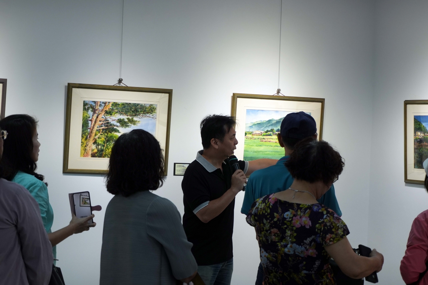 國聲電台 三五藝廊07回展《悠行漫步》曾培育風景水彩個展