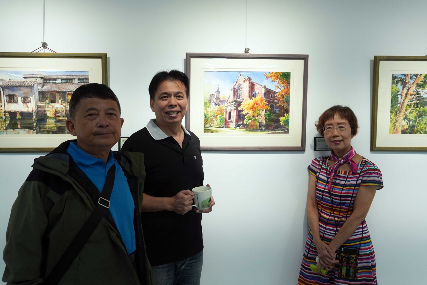 國聲電台 三五藝廊07回展《悠行漫步》曾培育風景水彩個展