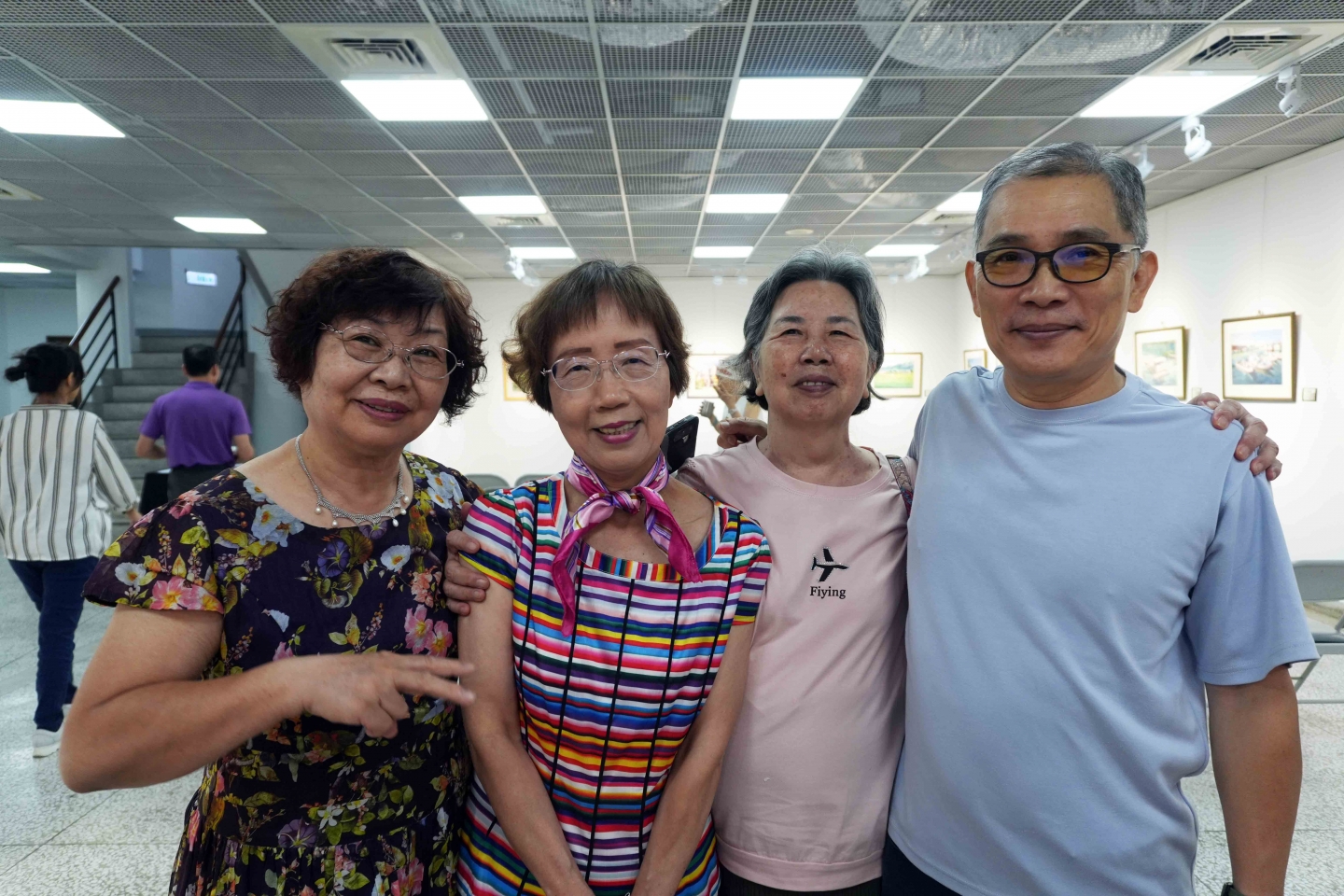 國聲電台 三五藝廊07回展《悠行漫步》曾培育風景水彩個展