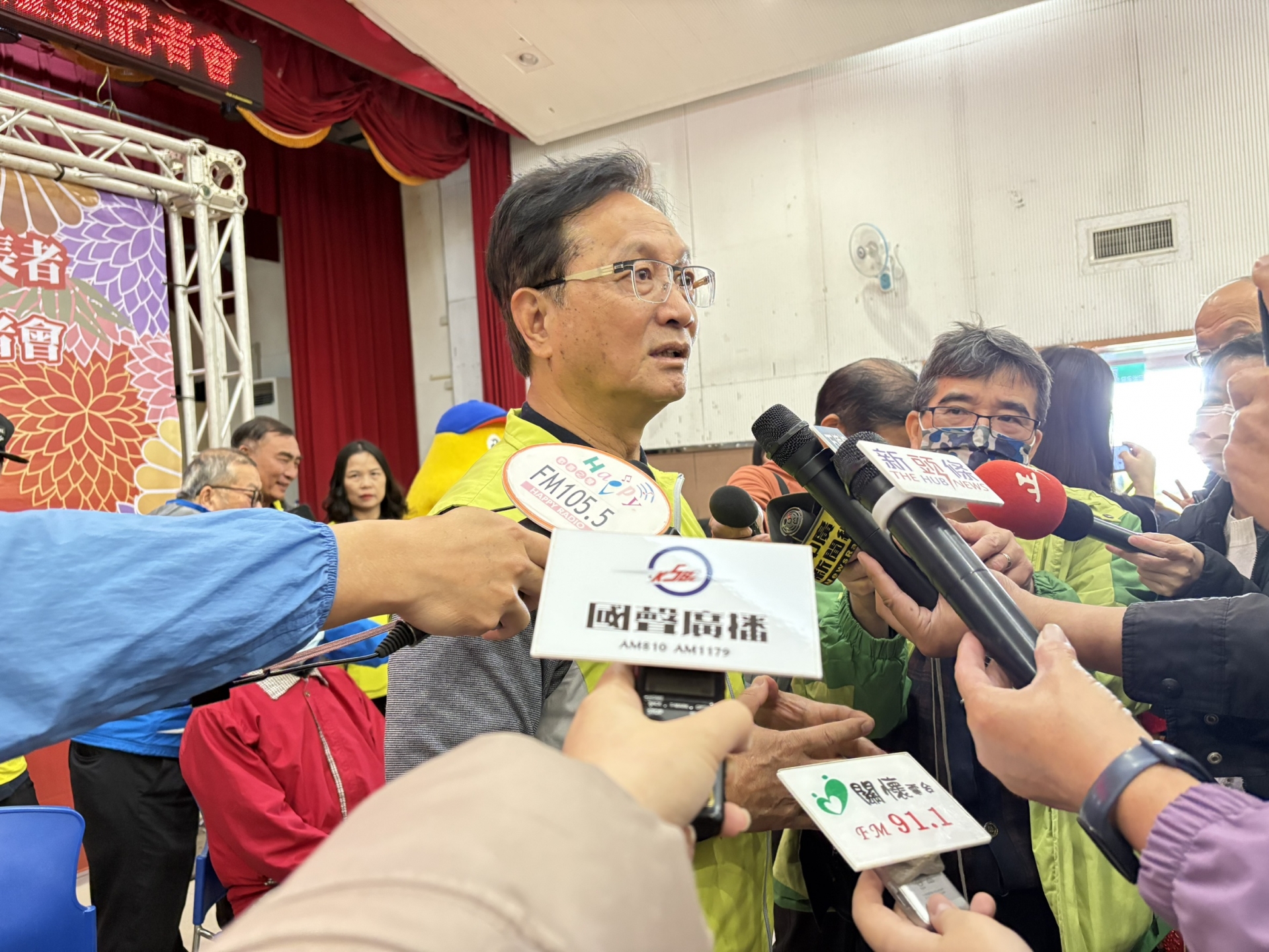 彰化市發放七十歲以上長者春節敬老禮金記者會